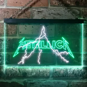 Metallica Lightning Neon-Like LED Sign