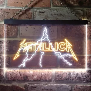 Metallica Lightning Neon-Like LED Sign