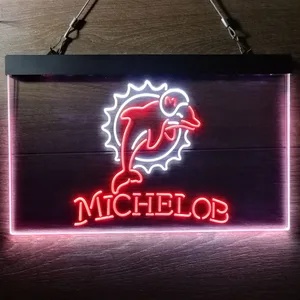 Miami Dolphins Michelob Neon-Like LED Sign