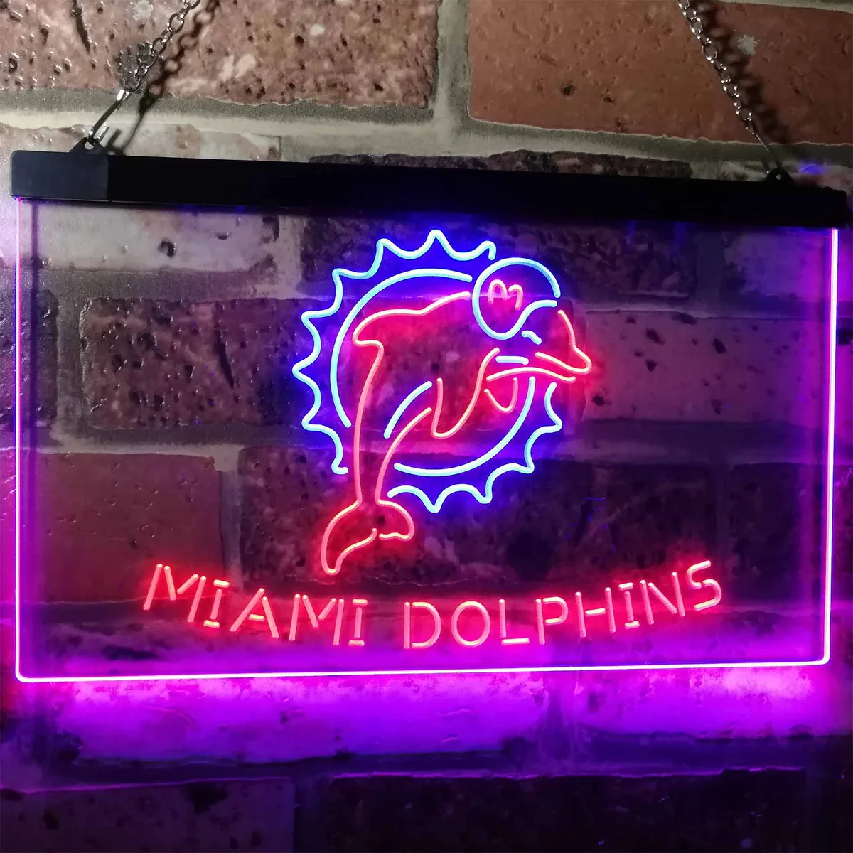 Miami Dolphins Neon-Like LED Sign - Legacy Edition