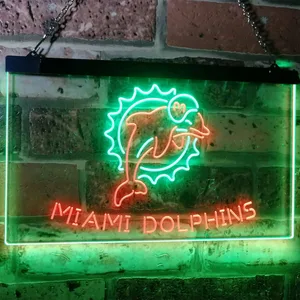 Miami Dolphins Neon-Like LED Sign - Legacy Edition