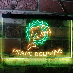 Miami Dolphins Neon-Like LED Sign - Legacy Edition