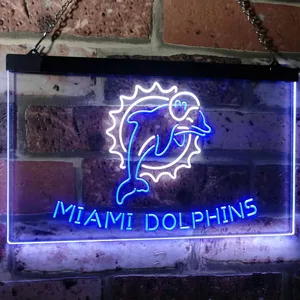 Miami Dolphins Neon-Like LED Sign - Legacy Edition