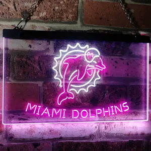 Miami Dolphins Neon-Like LED Sign - Legacy Edition