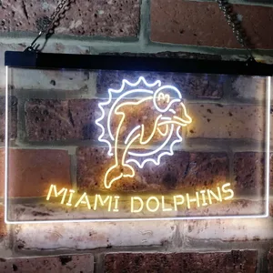 Miami Dolphins Neon-Like LED Sign - Legacy Edition