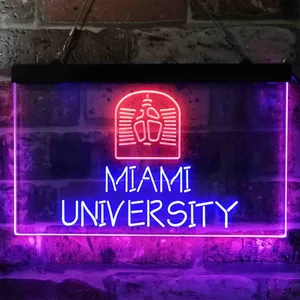 Miami University Logo Neon-Like LED Sign