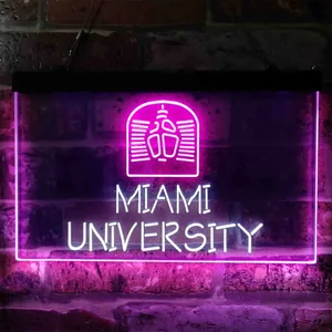 Miami University Logo Neon-Like LED Sign