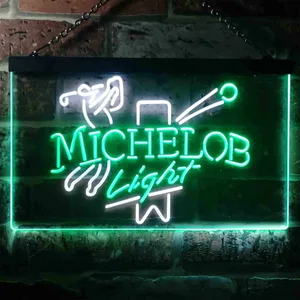 Michelob Light - Golf Neon-Like LED Sign