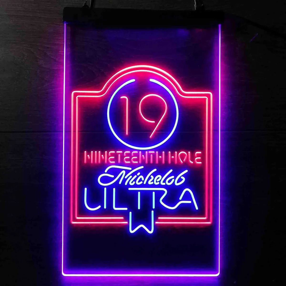 Michelob Ultra 19th Hole Neon-Like LED Sign
