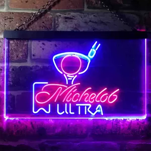 Michelob Ultra - Glass Neon-Like LED Sign
