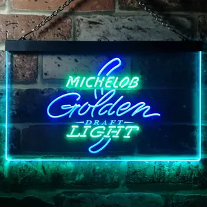 Michelob Ultra - Golden Draft Light Logo Neon-Like LED Sign