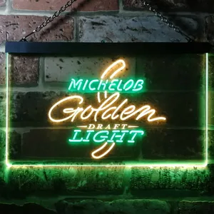 Michelob Ultra - Golden Draft Light Logo Neon-Like LED Sign