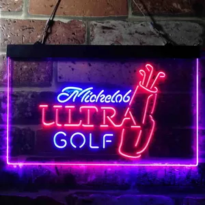 Michelob Ultra Golf Bag Neon-Like LED Sign