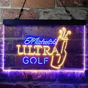 Michelob Ultra Golf Bag Neon-Like LED Sign