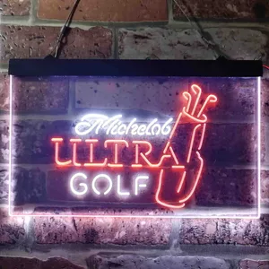Michelob Ultra Golf Bag Neon-Like LED Sign