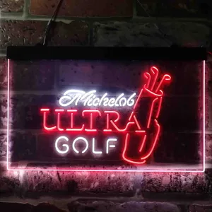 Michelob Ultra Golf Bag Neon-Like LED Sign