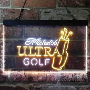 Michelob Ultra Golf Bag Neon-Like LED Sign