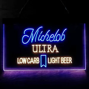 Michelob Ultra Low Carb Light Beer Neon-Like LED Sign