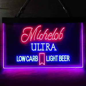 Michelob Ultra Low Carb Light Beer Neon-Like LED Sign