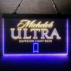 Michelob Ultra Superior Light Beer Neon-Like LED Sign