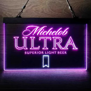 Michelob Ultra Superior Light Beer Neon-Like LED Sign