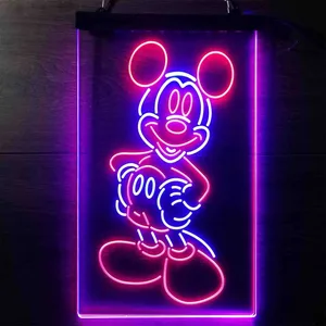 Mickey Mouse Mickey Neon-Like LED Sign