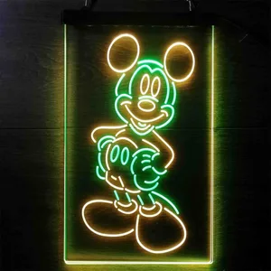 Mickey Mouse Mickey Neon-Like LED Sign