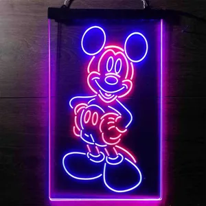 Mickey Mouse Mickey Neon-Like LED Sign