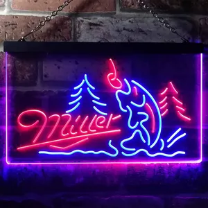 Miller Fish Neon-Like LED Sign