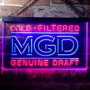 Miller Genuine Draft - Banner 1 Neon-Like LED Sign