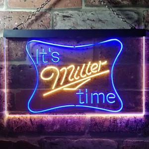 Miller It's Miller Time Neon-Like LED Sign