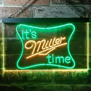 Miller It's Miller Time Neon-Like LED Sign