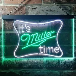 Miller It's Miller Time Neon-Like LED Sign