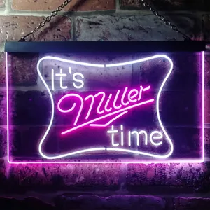 Miller It's Miller Time Neon-Like LED Sign
