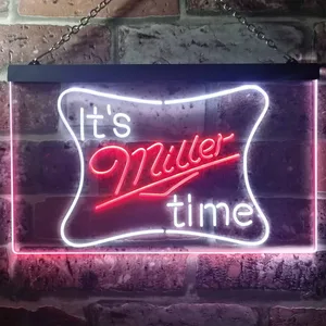 Miller It's Miller Time Neon-Like LED Sign