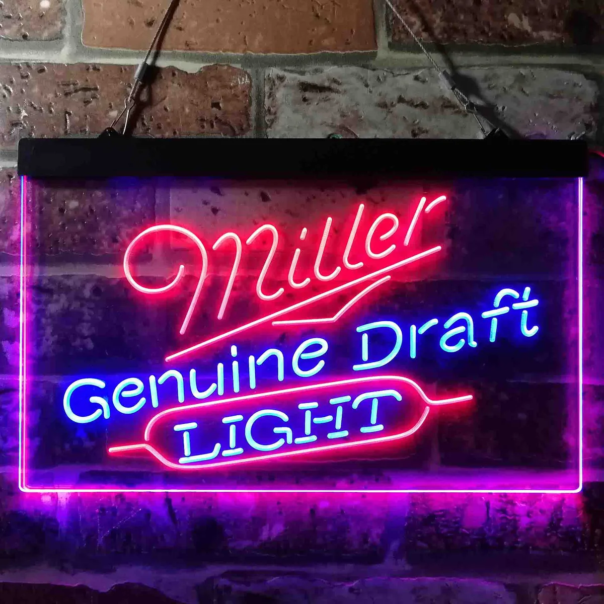 Miller Light Genuine Draft Neon-Like LED Sign
