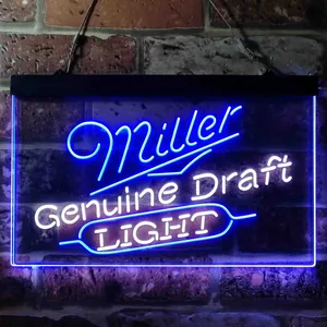 Miller Light Genuine Draft Neon-Like LED Sign