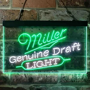 Miller Light Genuine Draft Neon-Like LED Sign
