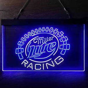 Miller Light Racing Neon-Like LED Sign