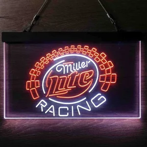 Miller Light Racing Neon-Like LED Sign