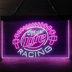 Miller Light Racing Neon-Like LED Sign