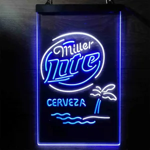 Miller Lite Cerveza Neon-Like LED Sign