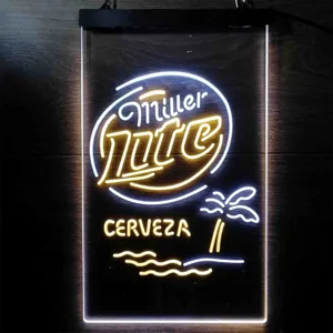 Miller Lite Cerveza Neon-Like LED Sign