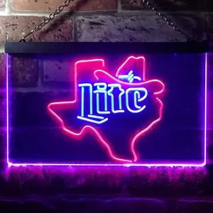 Miller Lite - Cowboy Neon-Like LED Sign