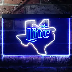 Miller Lite - Cowboy Neon-Like LED Sign