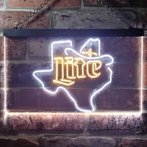Miller Lite - Cowboy Neon-Like LED Sign