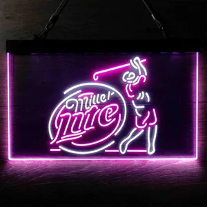 Miller Lite Golf Neon-Like LED Sign