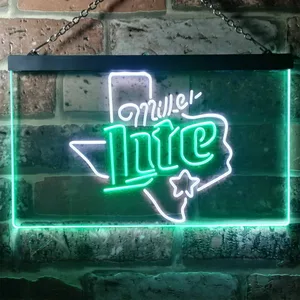 Miller Lite - Map Star 2 Neon-Like LED Sign