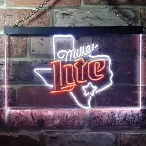 Miller Lite - Map Star 2 Neon-Like LED Sign