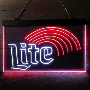 Miller Lite Rainbow Neon-Like LED Sign
